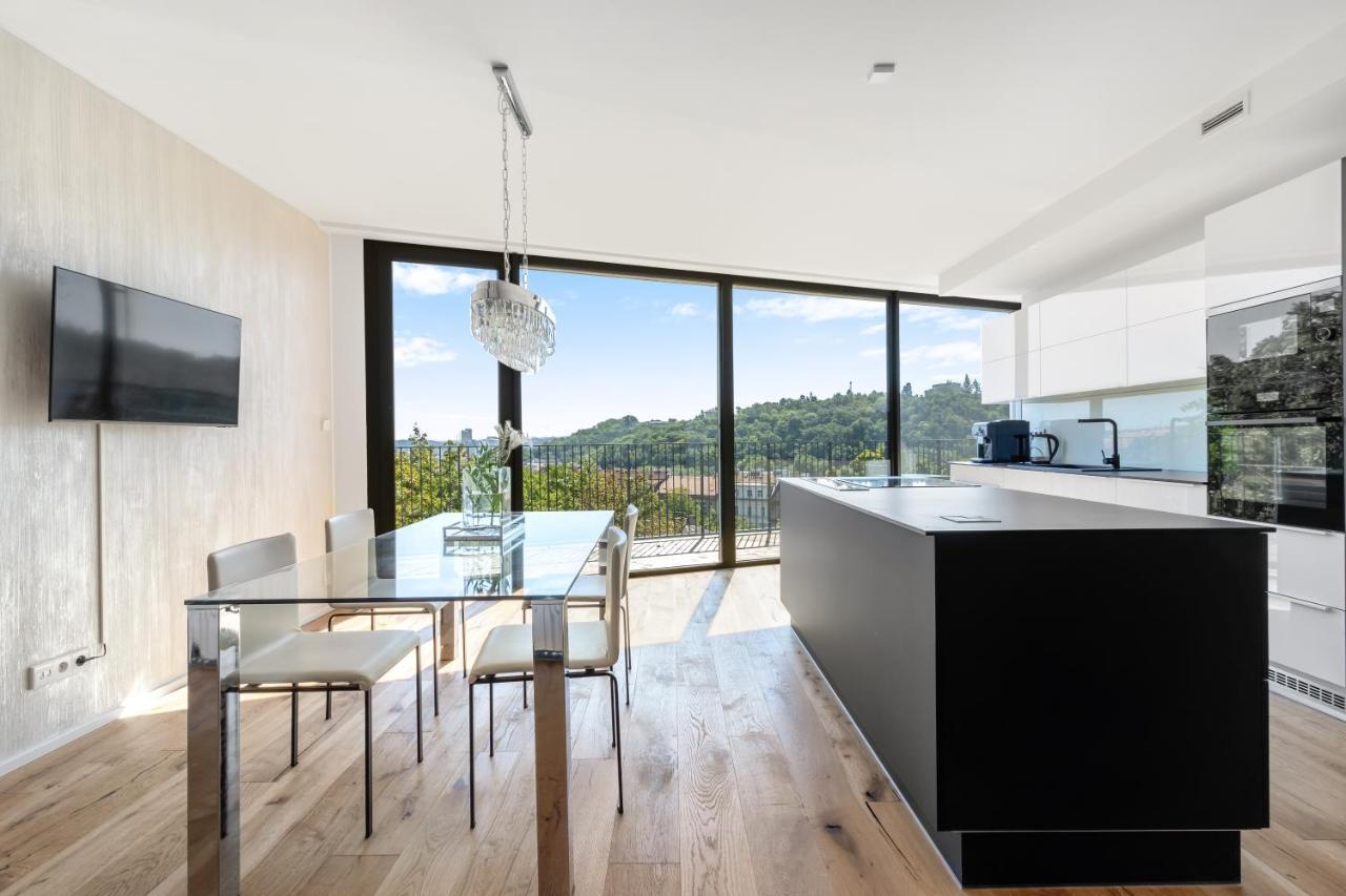 Appartamento Luxury Penthouse Praga Esterno foto